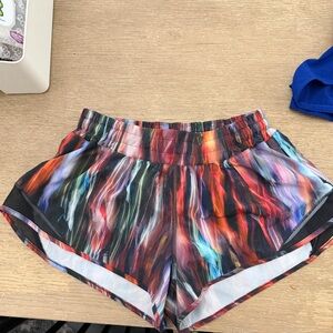 lululemon athletica Women's Multi-Color Streaked Athletic Shorts